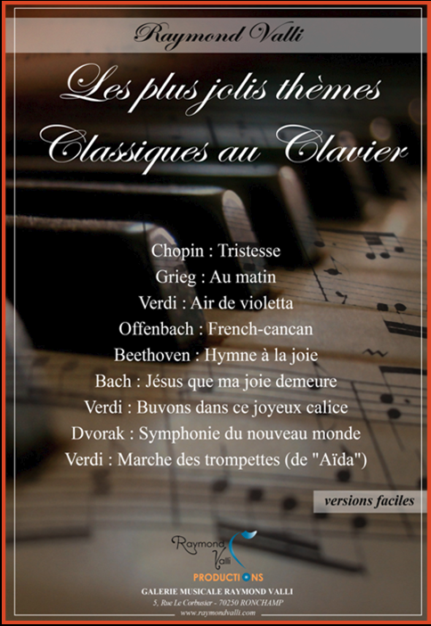 les plus jolis thèmes classiques au clavier