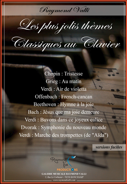 les plus jolis thmes classiques au clavier